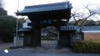 広大な敷地を有する江戸時代からの寺院