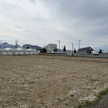 この畑のあたりが遺跡