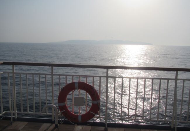 小樽→新潟の新日本海フェリーの船上から見える