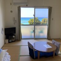 部屋から波照間ブルーが見えます♪