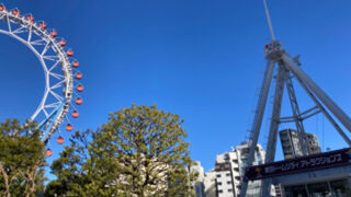東京ドームシティの遊園地エリア