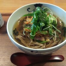 丹後野菜のかき揚げとれんこんうどん