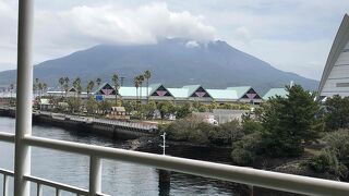 桜島から見る鹿児島の景色が良かった