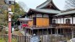 上野公園の桜並木の途中にあります。