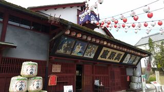 桜吹雪の明治村と呉服座の案内に感動