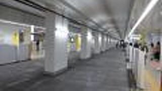 豊洲駅は拡張工事が完了していました