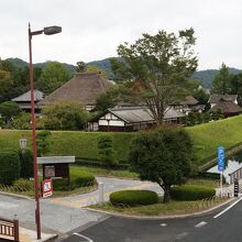 歩道橋から見た足利学校