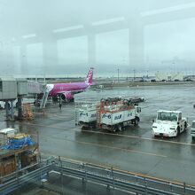 登場前の　天気と機材。