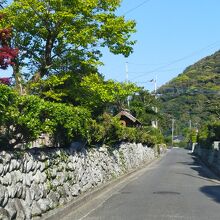 里麓武家屋敷通り