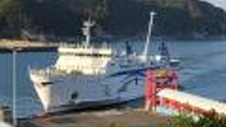 行きは里港、帰りは長浜港が便利