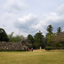 本丸跡の広場