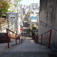 「君の名は」で瀧と三葉が振り返る場所です。