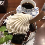 コーヒーもデザートがおいしい