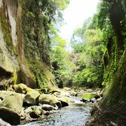 まだ整備中の由布川峡谷