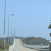 能登島に渡る能登島大橋