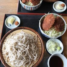 ソースヒレカツ丼とのセット