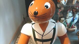 可愛らしい工芸品は見ごたえあり