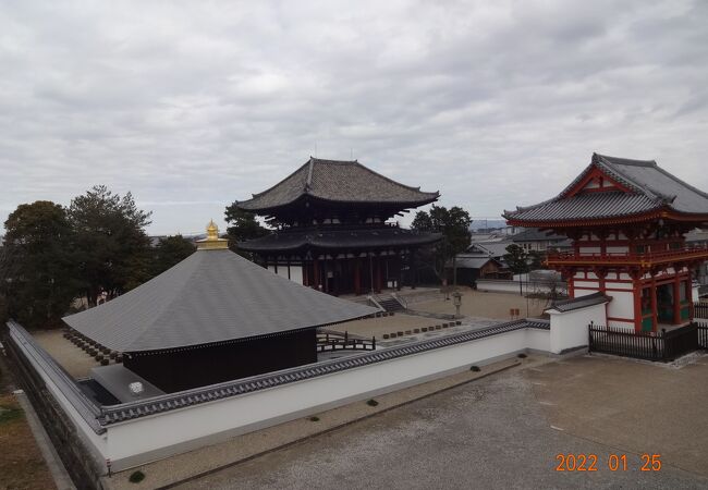 喜光寺は敷地が広く、歴史がありそうなお寺でした。