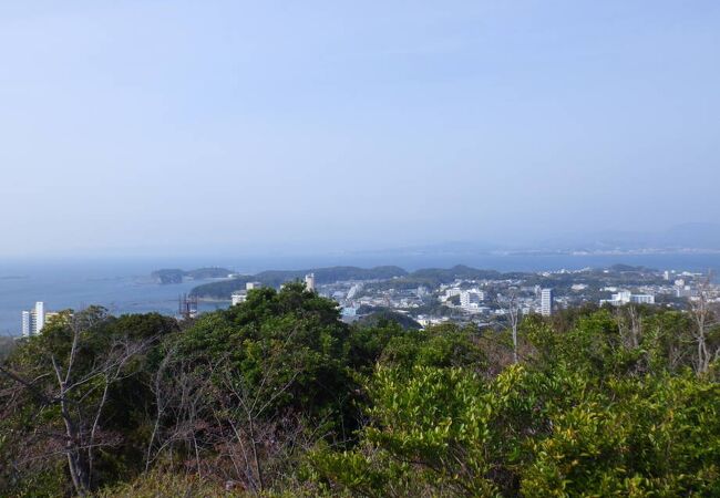 白浜の海や白浜の町を綺麗に見ることができました