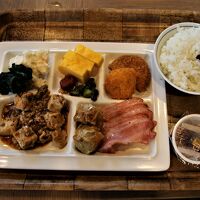 バイキング形式の朝食