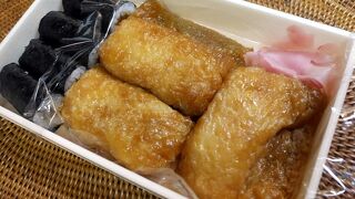 お揚げは丁寧に絞られて、程よいしっとり感