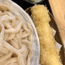 イカ天ぷらを追加オーダー