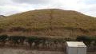 古墳の周辺は、広々とした公園のような雰囲気でした。