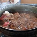 貸切船で牛すき焼きを堪能