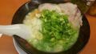 期間限定鶏白湯ラーメン