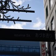 銀座にある通りの一つ