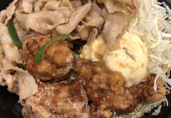 すた丼&唐揚げトッピングの「唐揚げ合盛りすた丼」を喰らう！