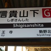 信貴山へのアクセス駅ですが・・・