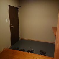 客室の入り口、広いです