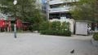 都会の中の貴重なスペース