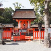 神橋から入ると宇佐神宮で最初に出合う神社