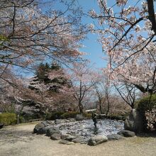 噴水もあります。