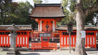 神橋から入ると宇佐神宮で最初に出合う神社