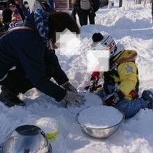 雪だるま作成用のボールがあった