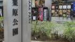 あまり公園らしくないです