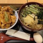 天丼はテイクアウトのみ