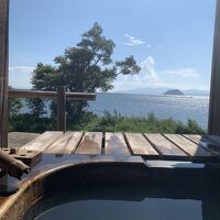 部屋のお風呂からの景色