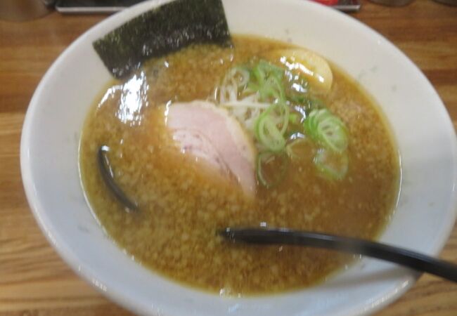 味噌ラーメンを食べました