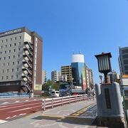 駒込駅の西側を本郷通りが渡っています