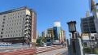 駒込駅の西側を本郷通りが渡っています