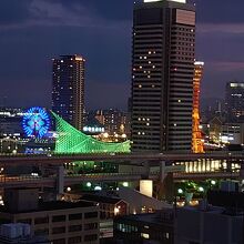 部屋からの夜景