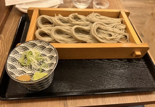 日本酒にへぎ蕎麦！