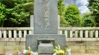 谷中霊園にありました