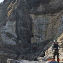 風変わりな火山の根？？