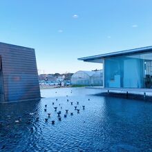 テーブル席からの眺め