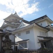 富山城の中にある博物館